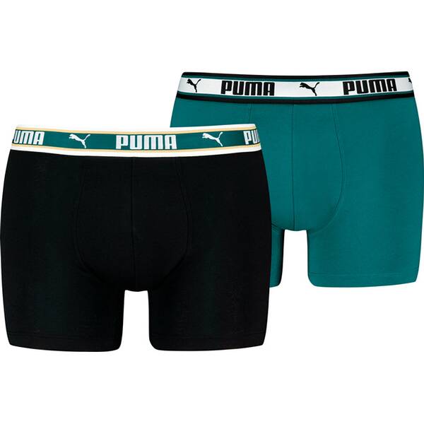 PUMA Herren Unterhose DUAL LOGO BOXER 2P von Puma
