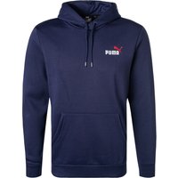 PUMA Herren Hoodie blau Baumwolle von Puma