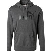 PUMA Herren Hoodie grau Baumwolle unifarben von Puma