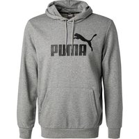 PUMA Herren Hoodie grau Baumwolle unifarben von Puma