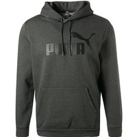 PUMA Herren Hoodie grau Baumwolle meliert von Puma