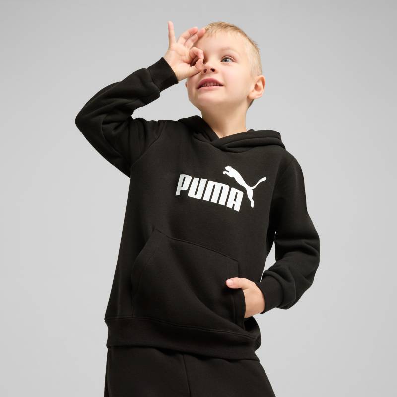 PUMA Kapuzensweatshirt "ESS NO. 1 LOGO HOODIE FL PS", für Kinder, mit Kängurutasche, mit Jerseyfutter, sportlicher Stil von Puma