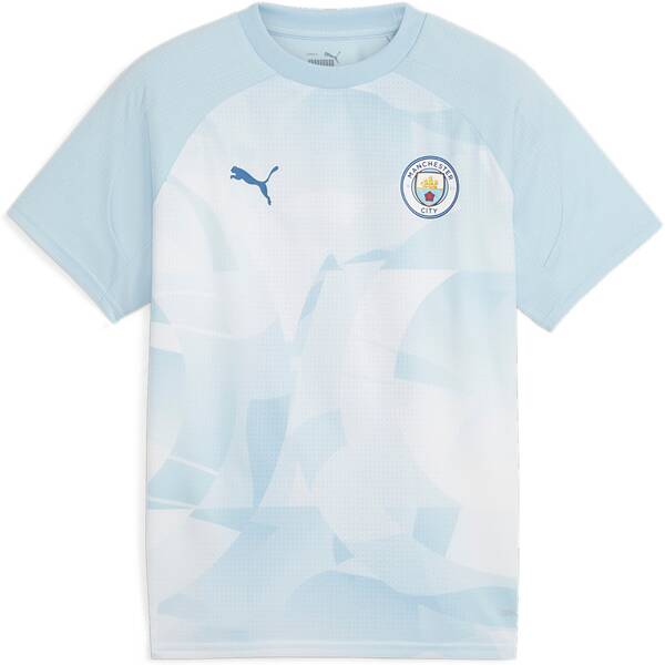 PUMA Kinder Fantrikot MCFC Prematch SS Jersey Jr von Puma