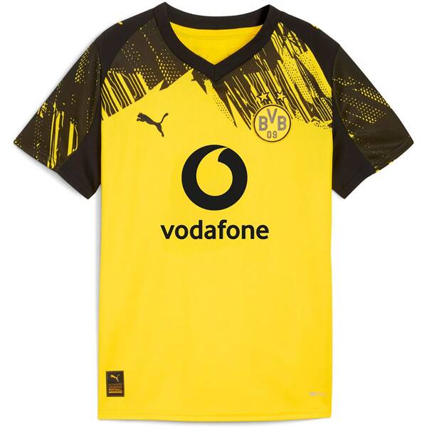 PUMA Kinder Shirt BVB Home Jersey Replica Jr with Sponsor 25/26 von Puma