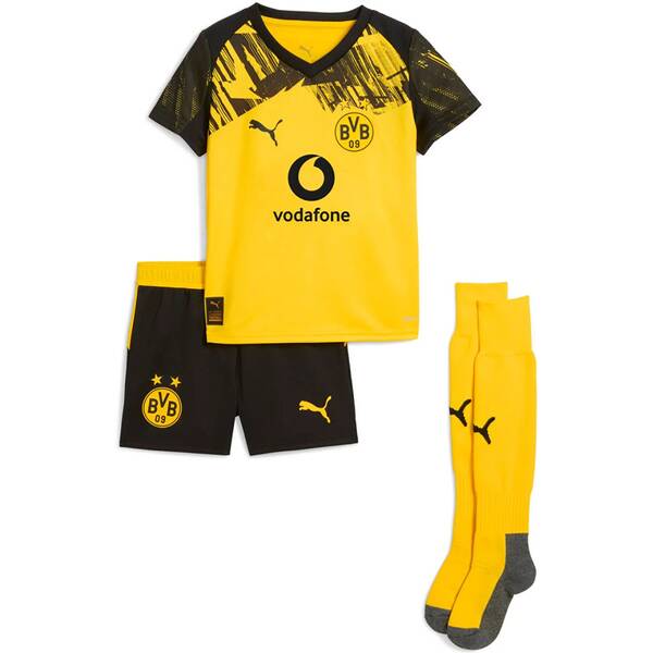 PUMA Kinder Sportanzug BVB Home Minikit with Sponsor 25/26 von Puma