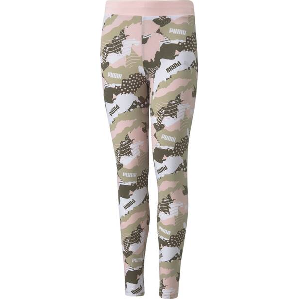 PUMA Kinder Tight Leggings Alpha Allover-Print von Puma