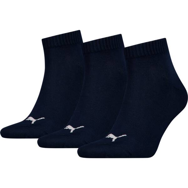 PUMA Plain Quarter-Socken 3er-Pack von Puma