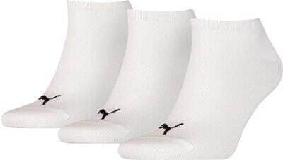 PUMA Plain Sneaker - Trainer Socken 3er-Pack White - Gr. - 36.5 von Puma