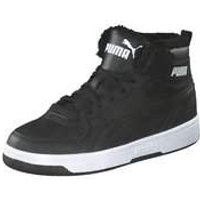 PUMA Rebound Joy Fur Jr Sneaker Mädchen|Jungen schwarz|schwarz von Puma