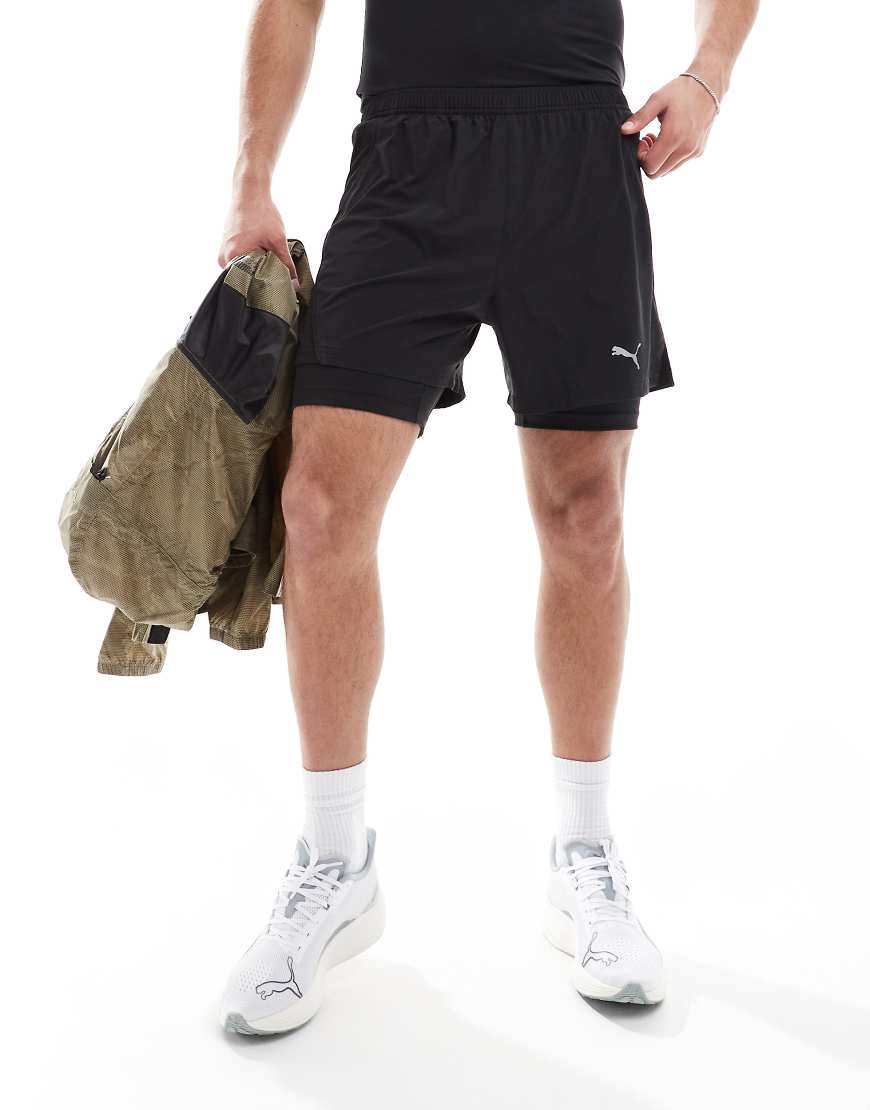 PUMA - Run Velocity - 2-in-1-Shorts in Schwarz PUMA - Run Velocity - 2-in-1-Shorts in Schwarz von Puma