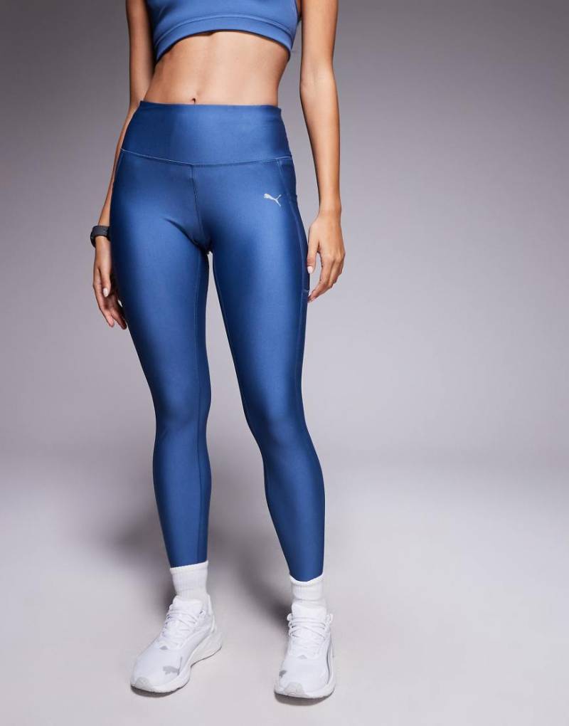PUMA - Run Velocity - Leggings in Blau-Marineblau von Puma