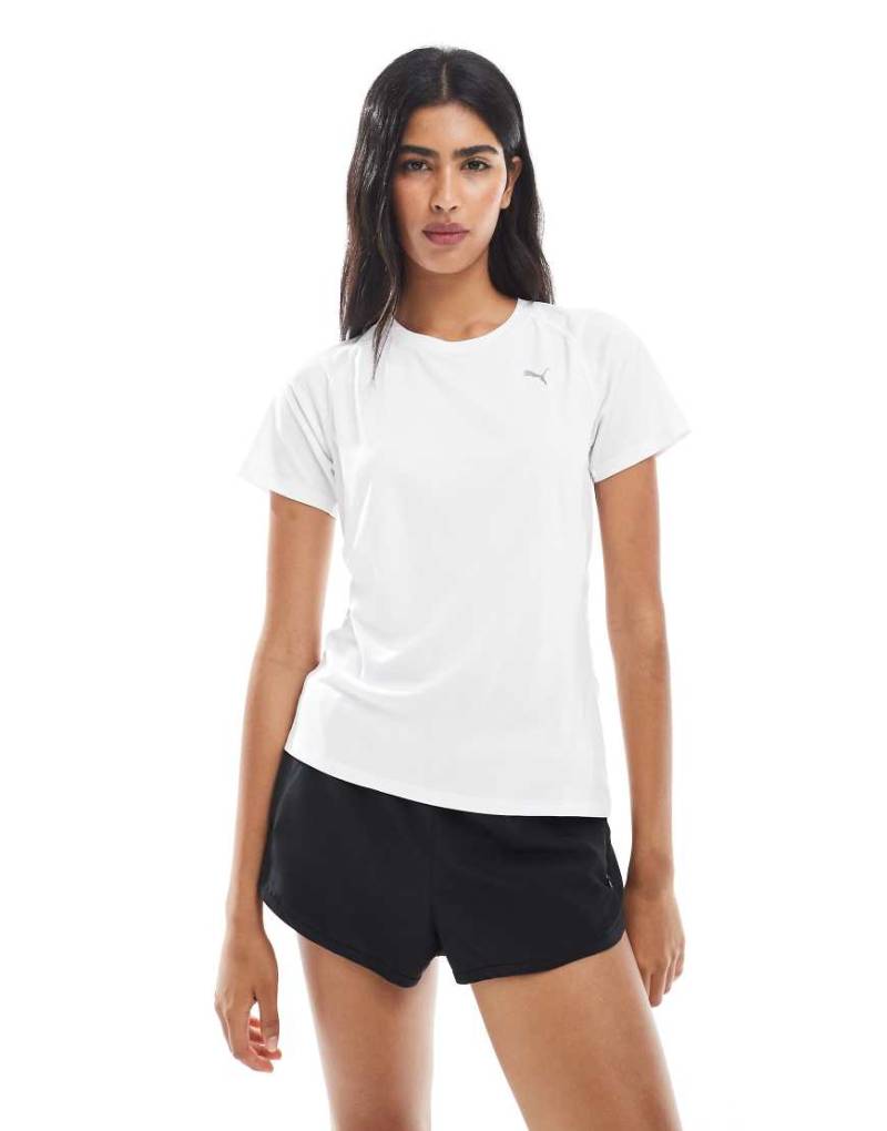 PUMA - Run Velocity - T-Shirt aus Polyester in Weiß von Puma