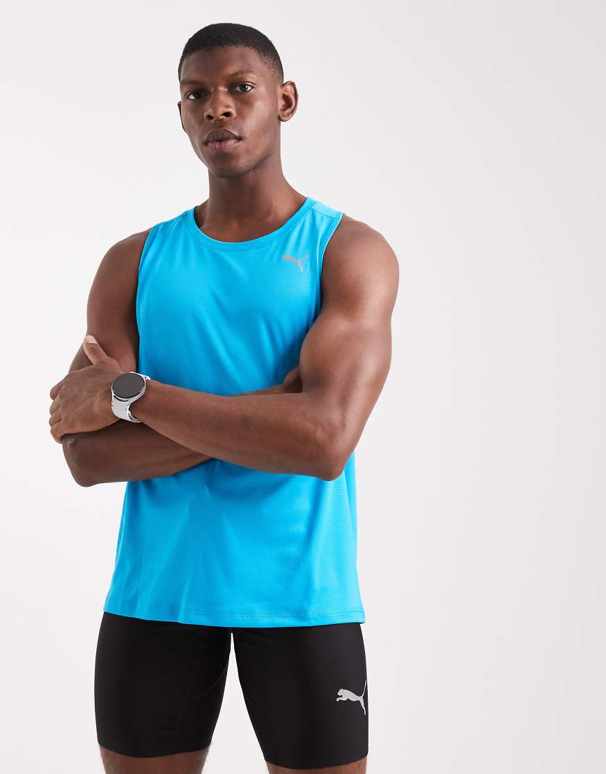 PUMA - Run Velocity - Tanktop in Blau von Puma