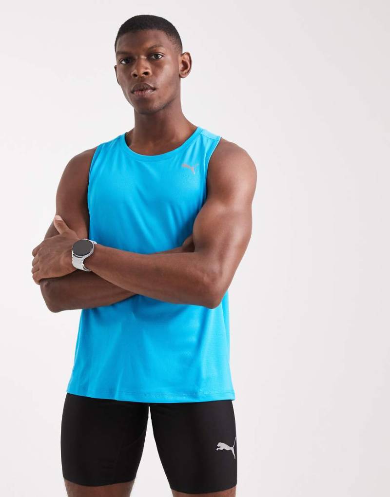PUMA - Run Velocity - Tanktop in Blau von Puma