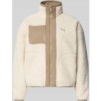 PUMA Sherpa Jacket mit Wendefunktion in Offwhite, Größe S von Puma