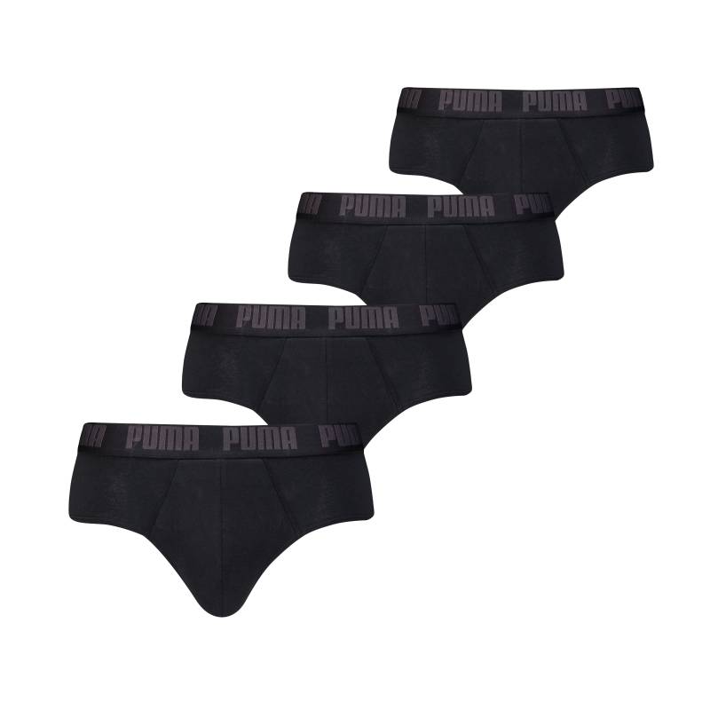 PUMA Slip "PUMA MEN EVERYDAY BRIEF 4P ECOM", Komfortabler elastischer Logobund von Puma