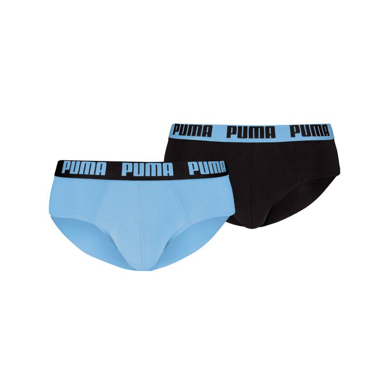 PUMA Slip "PUMA MEN EVERYDAY BRIEFS 2P", (2er Pack), mit Logobund von Puma
