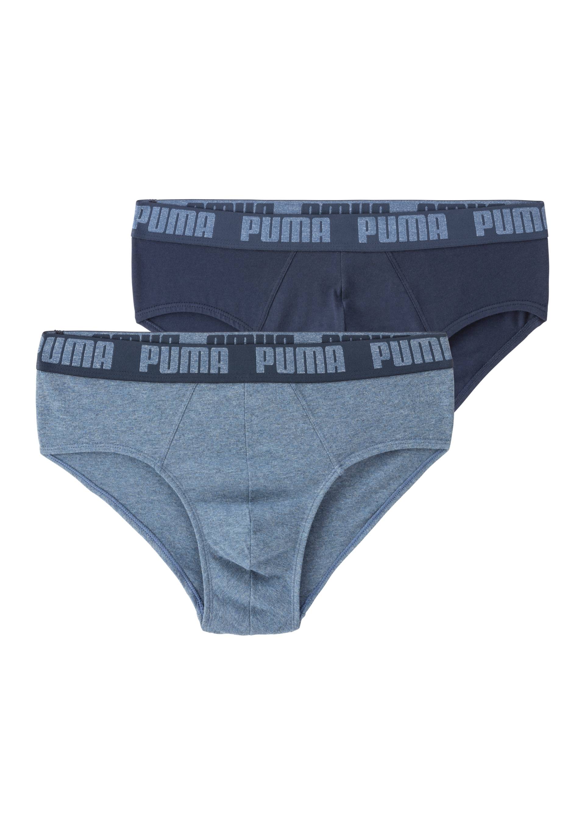 PUMA Slip "PUMA MEN EVERYDAY BRIEFS 2P", 2er Packer Packung, mit Logobund von Puma