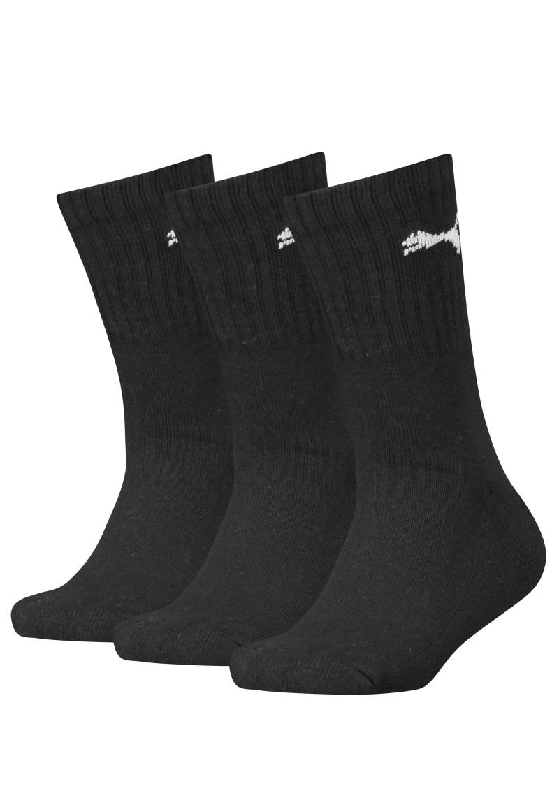 PUMA Socken "PUMA KIDS CREW SOCK 3P" 3 Paar, 3 Paar tlg. Junior mit klassischer Rippe von Puma