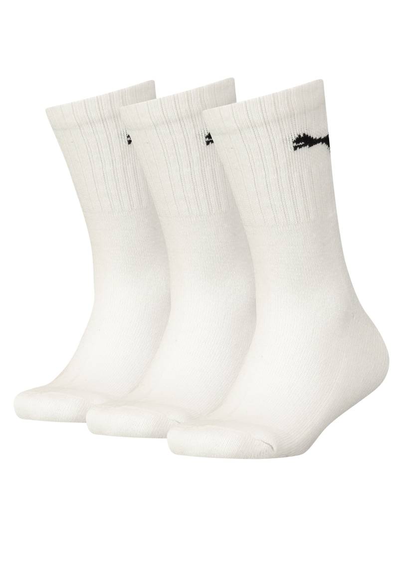 PUMA Socken "PUMA KIDS CREW SOCK 3P" 3 Paar, 3 Stk. tlg. Junior mit klassischer Rippe von Puma