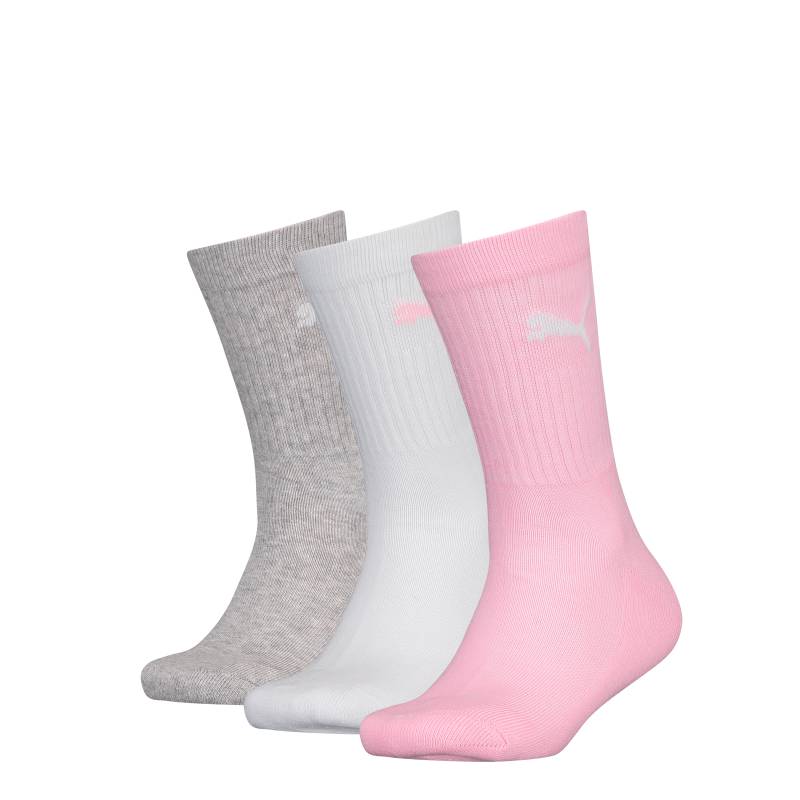 PUMA Socken "PUMA KIDS CREW SOCK 3P" 3 Paar, 3 Paar tlg. Junior mit klassischer Rippe von Puma