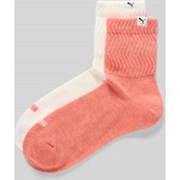 PUMA Socken mit Label-Detail Modell 'ZIGZAG' im 2er-Pack in Apricot, Größe 35-38 PUMA Socken mit Label-Detail Modell 'ZIGZAG' im 2er-Pack in Apricot, Größe 35-38 von Puma