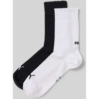 PUMA Socken mit Label-Print im 2er-Pack in Weiss, Größe 39-42 PUMA Socken mit Label-Print im 2er-Pack in Weiss, Größe 39-42 von Puma
