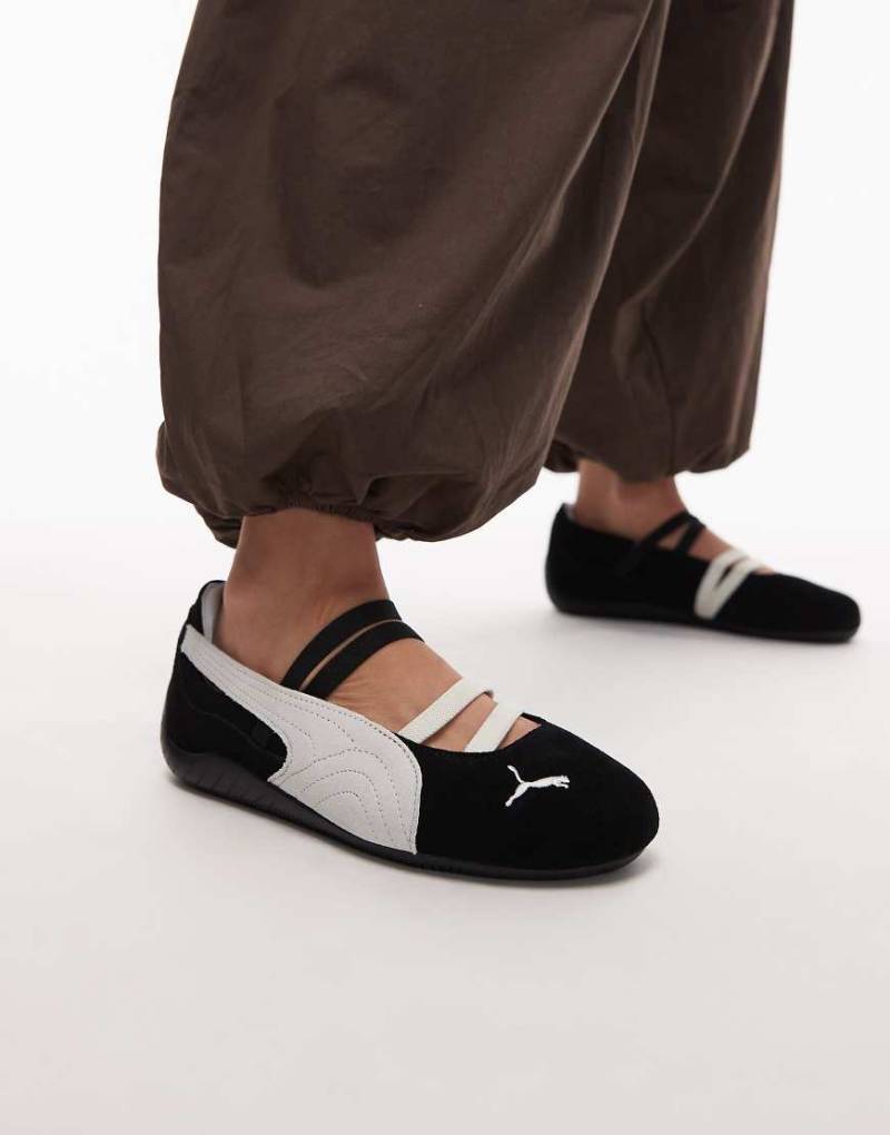 PUMA - Speedcat - Ballerinas in Schwarz und Weiß von Puma