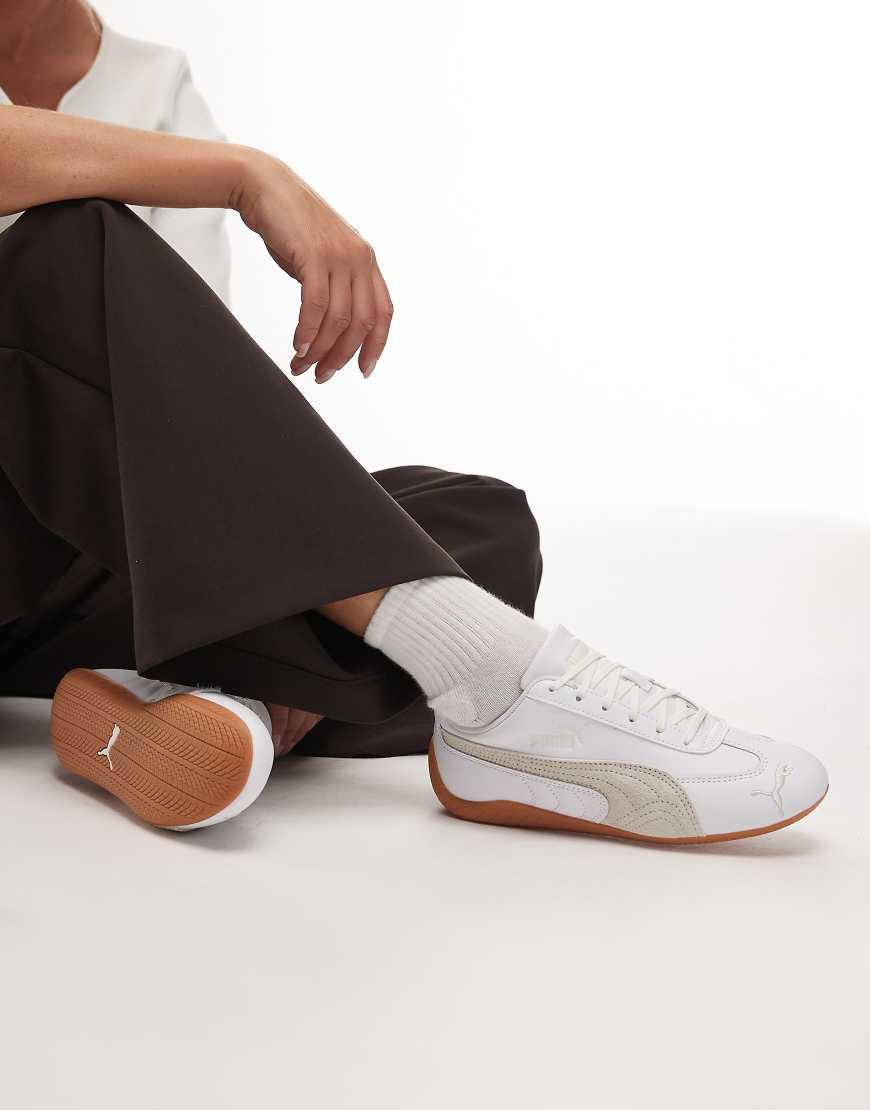 PUMA - Speedcat OG - Sneaker aus Leder in Weiß von Puma