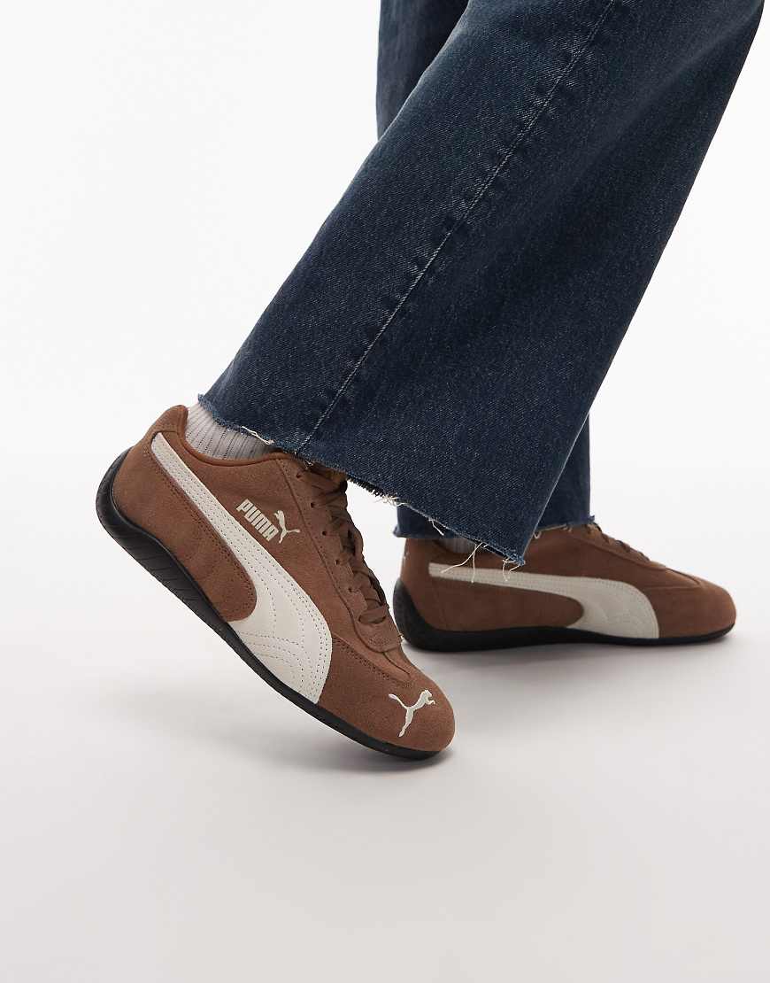 PUMA - Speedcat OG - Sneaker in Braun und Wollweiß von Puma