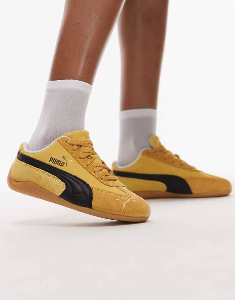 PUMA - Speedcat OG - Unisex-Sneaker in Gelb und Schwarz von Puma