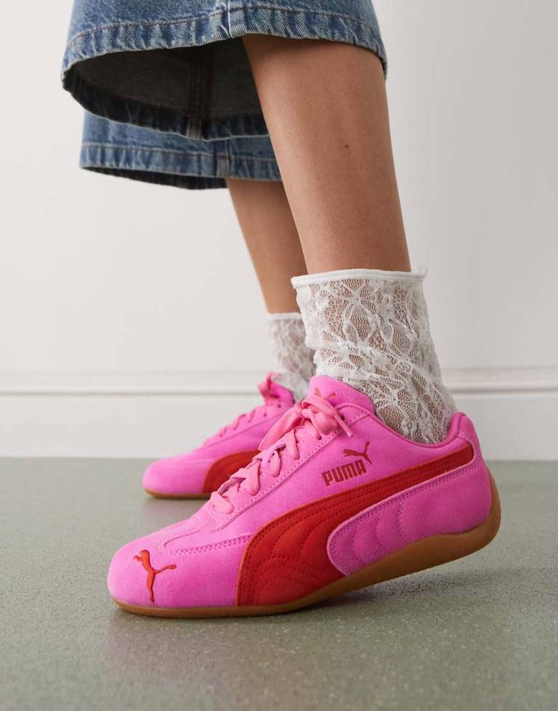 PUMA - Speedcat OG - Sneaker in Rosa und Rot von Puma
