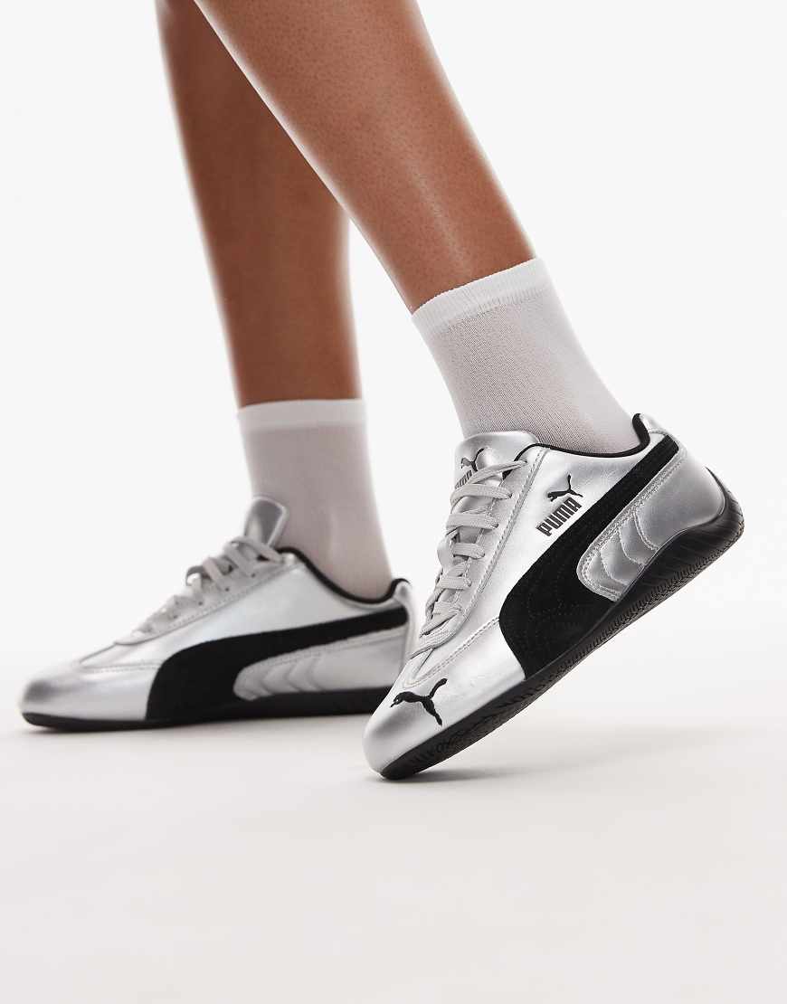 PUMA - Speedcat - Unisex-Sneaker in Metallic-Silber von Puma