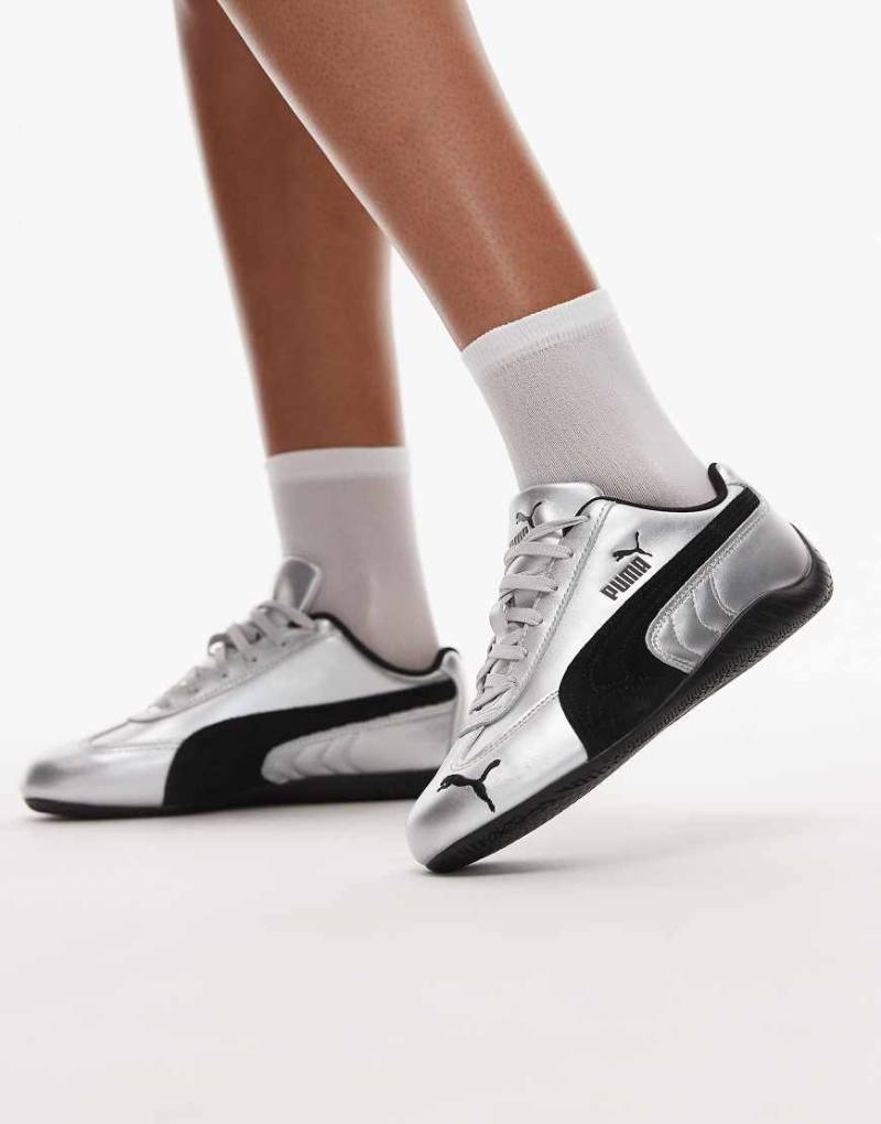 PUMA - Speedcat - Unisex-Sneaker in Metallic-Silber von Puma