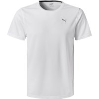 PUMA Herren T-Shirt weiß Mikrofaser von Puma