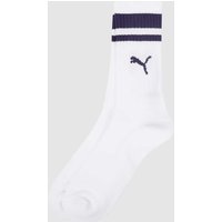 PUMA Sportsocken mit Stretch-Anteil im 2er-Pack in Weiss, Größe 43-46 von Puma