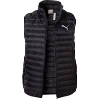 PUMA Herren Steppweste schwarz Mikrofaser/Funktion unifarben von Puma