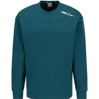 PUMA Herren Sweatshirt grün Baumwolle unifarben von Puma