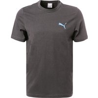 PUMA Herren T-Shirt grau Baumwolle von Puma