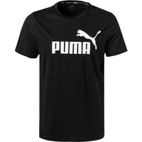 PUMA Herren T-Shirt schwarz Baumwolle & Mix unifarben PUMA Herren T-Shirt schwarz Baumwolle & Mix unifarben von Puma