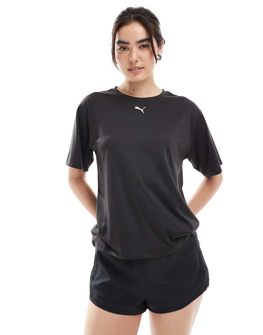 PUMA TAD - Essential - Locker geschnittenes Sport-T-Shirt in Schwarz von Puma