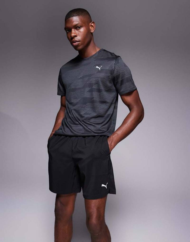 PUMA - Tad Essentials - Sport-Shorts aus Webstoff in Schwarz, 7 Zoll Schrittlänge von Puma