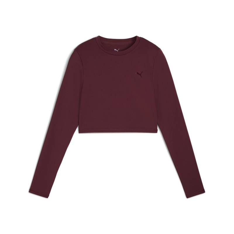 PUMA Trainingsshirt "PUMA SHAPE Cropped Langarm-Top Damen" von Puma