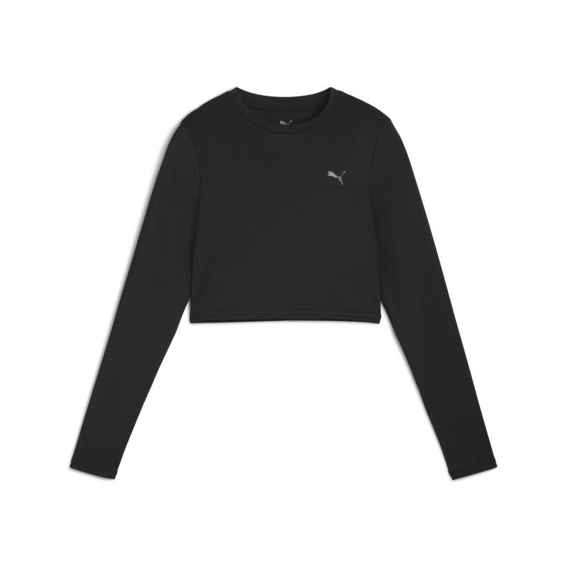 PUMA Trainingsshirt "PUMA SHAPE Cropped Langarm-Top Damen" von Puma