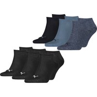 PUMA Unisex Herren Damen Sneaker Socken Baumwolle Sportsocken Füßlinge PLAIN - 6er 9er 12er Multipack von Puma