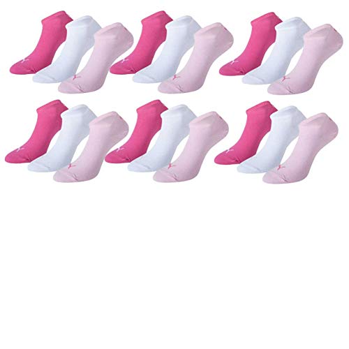 PUMA Unisex Invisible Sneaker Socken 6er Pack, Größe:35-38, Farbe:pink lady von PUMA