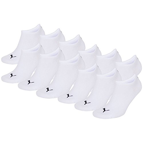 PUMA Unisex Sneakers Socken Sportsocken 6er Pack (white / white, 47-49) von PUMA