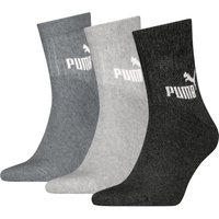PUMA Unisex Sport Socken ELEMENTS UNISEX SHORT CREW 3er Pack