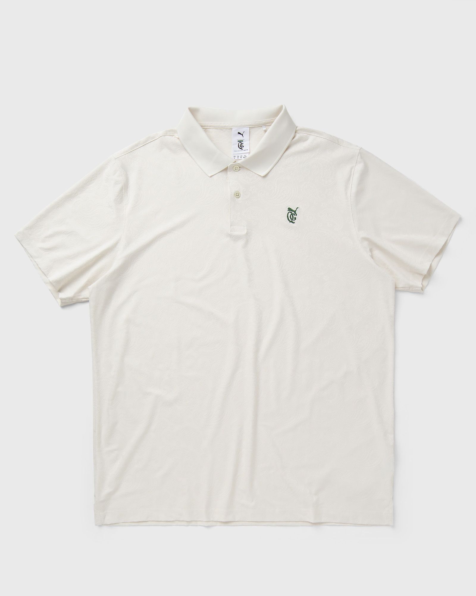 PUMA x QGC JACQUARD PAISLEY POLO men Polos white in Größe:XL PUMA x QGC JACQUARD PAISLEY POLO men Polos white in Größe:XL von Puma