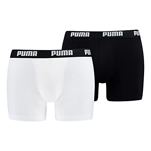 Puma Herren Boxer Unterwäsche, White/Black, M EU von PUMA